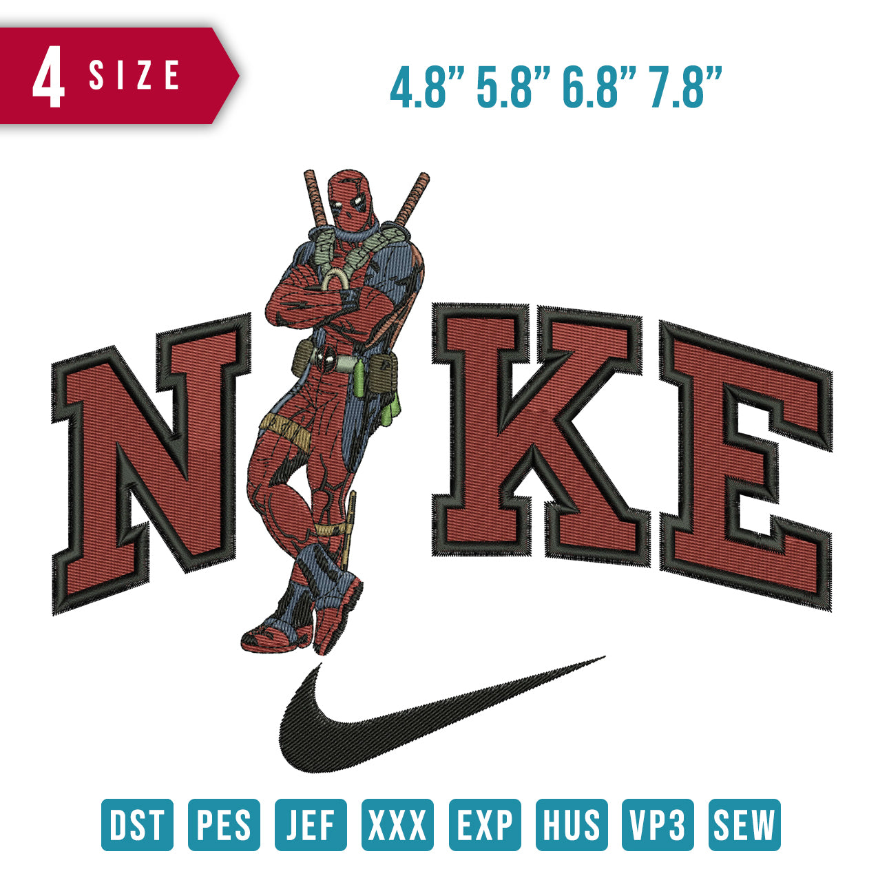 Nike Deadpool pose – Embrobuy