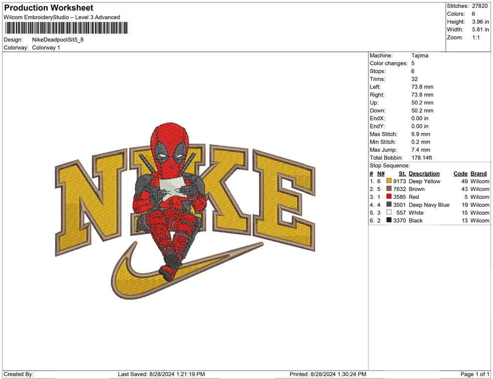 Nike Deadpool Sit