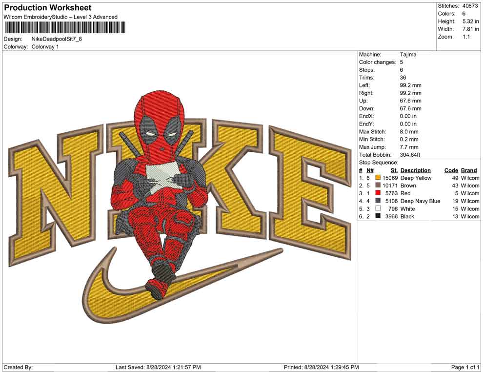 Nike Deadpool Sit