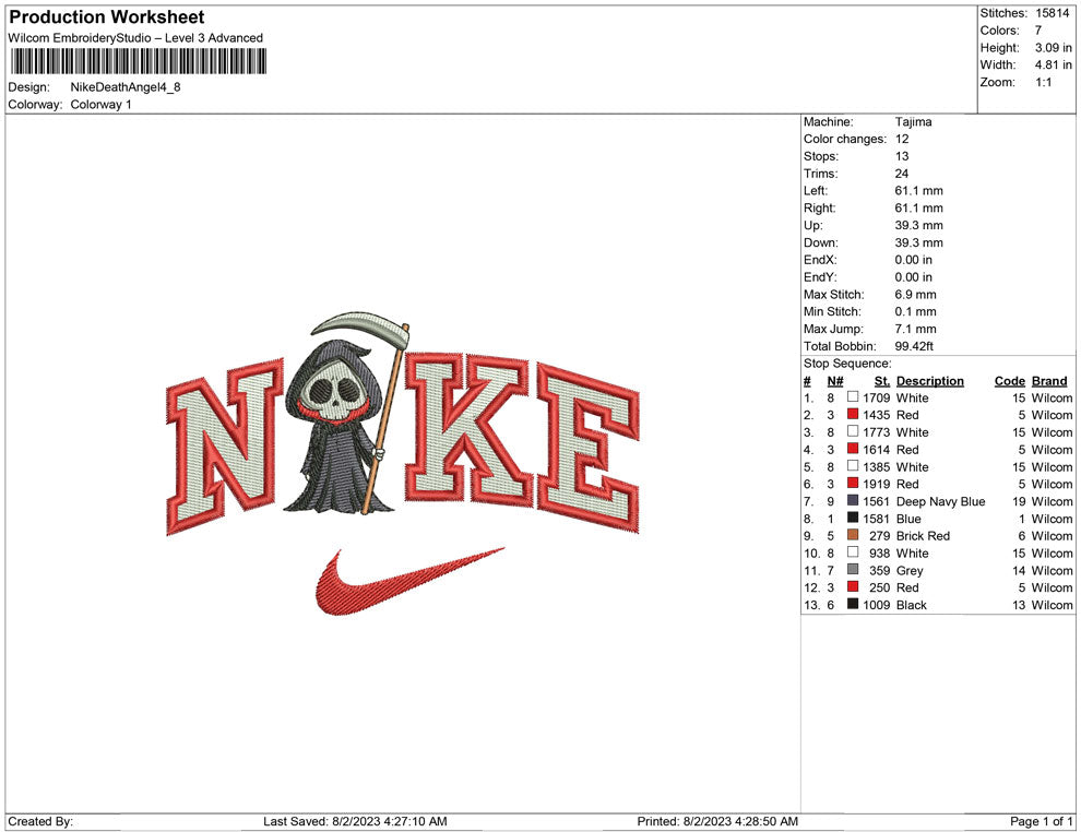 Nike Death angel