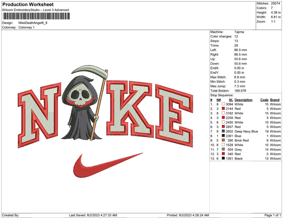 Nike Death angel
