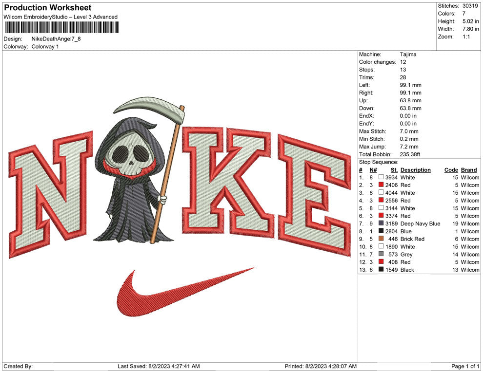 Nike Death angel