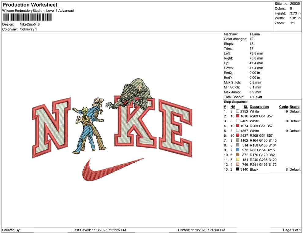 Nike Dino
