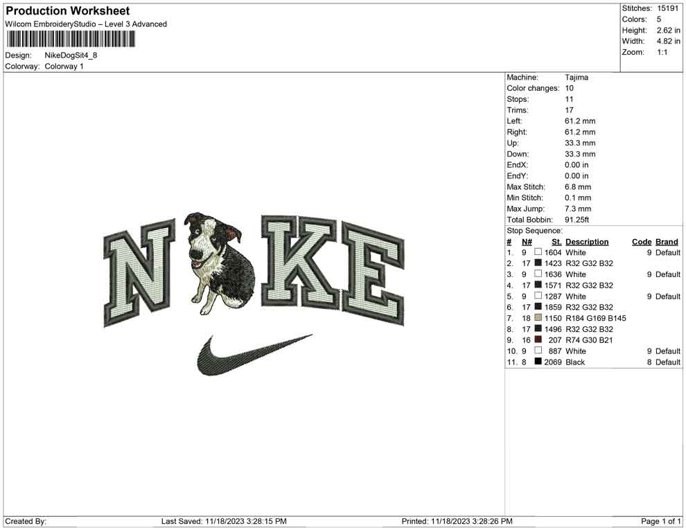 Nike Dog Sit