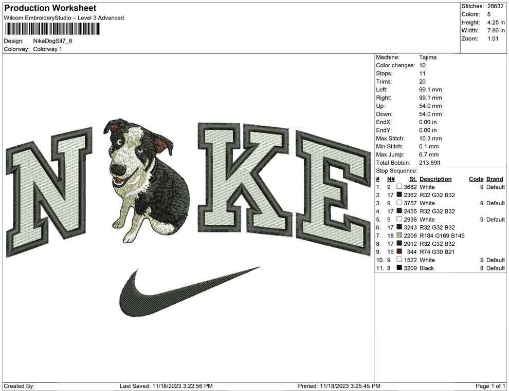 Nike Dog Sit