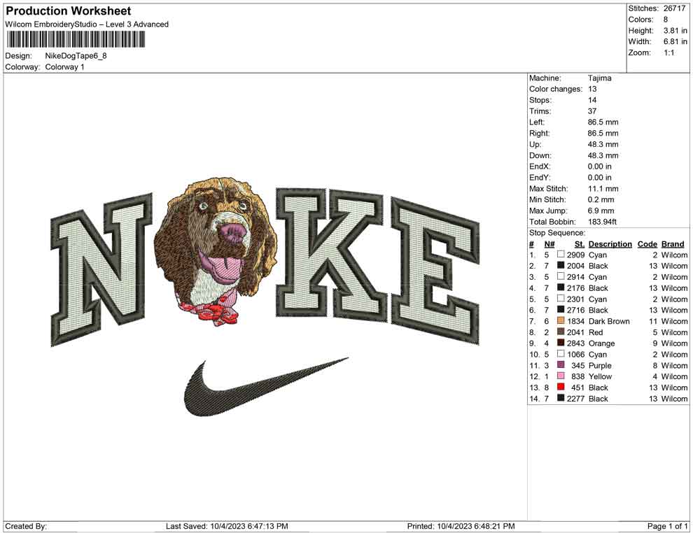 Nike Dog Tape