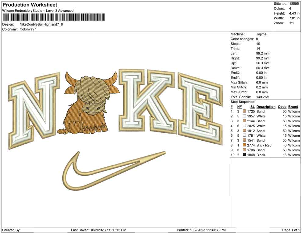 Nike Double bull Highland
