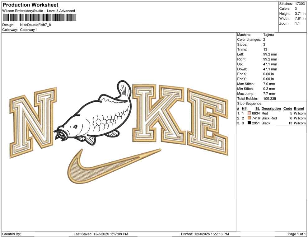 Nike Double Fish