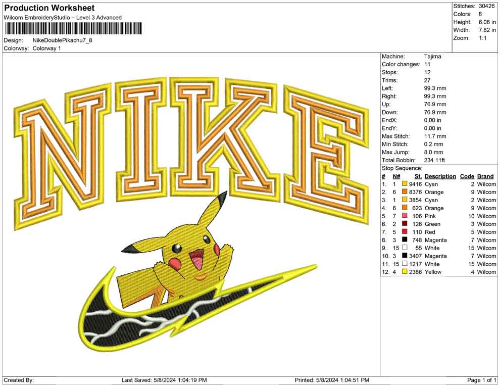 Nike Double Pikachu