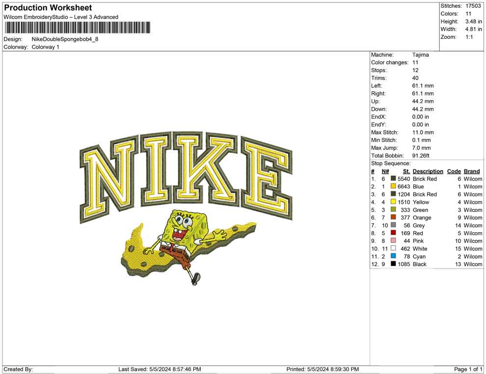 Nike Double Spongebob