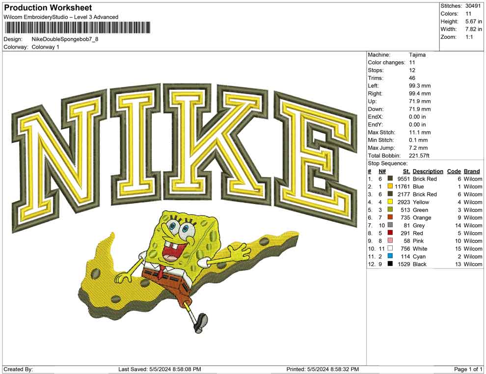 Nike Double Spongebob