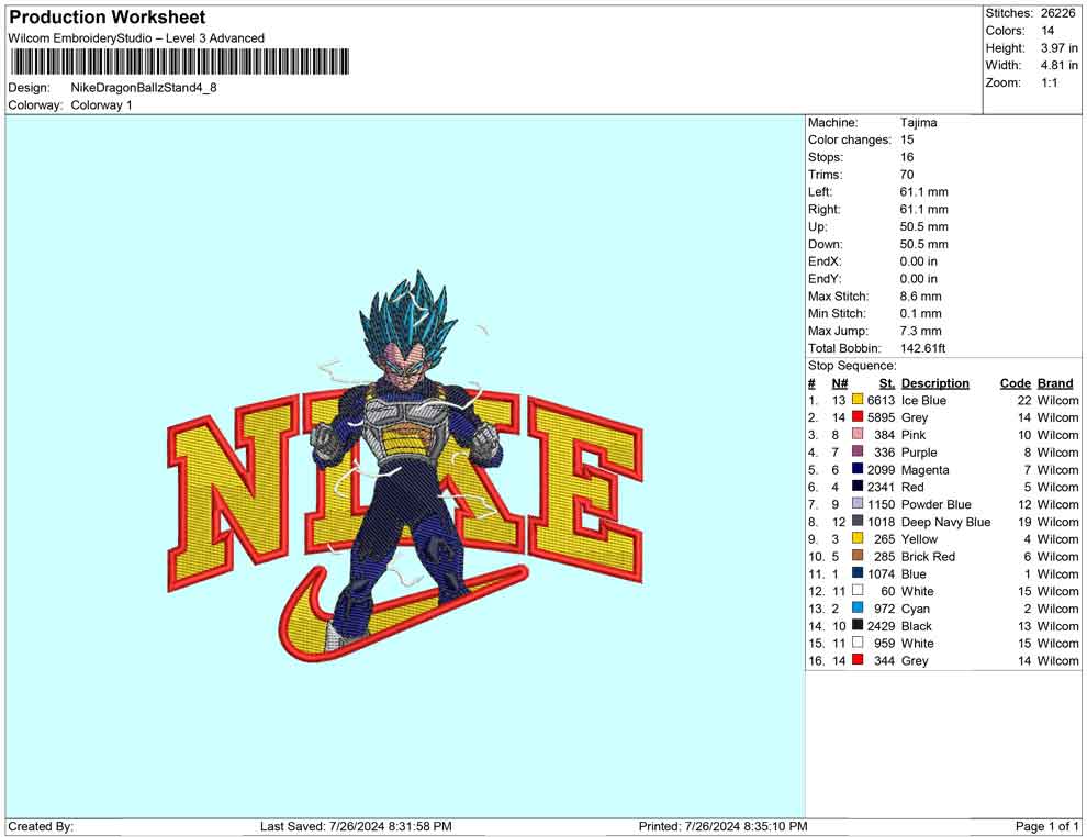 Nike Dragon Ballz Stand