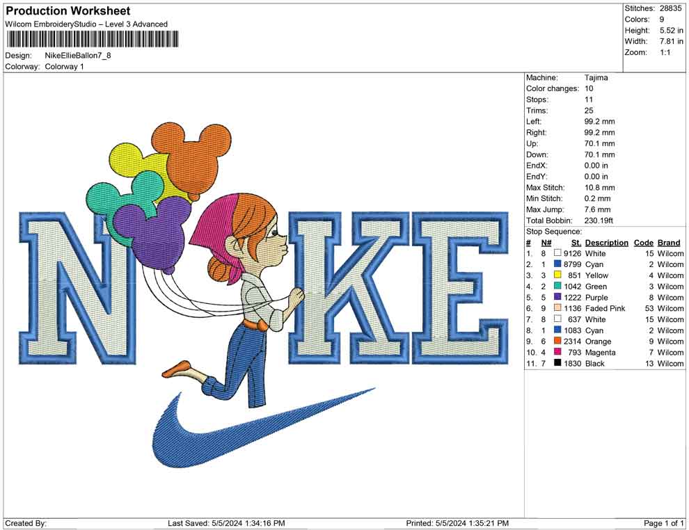 Nike Ellie Ballon