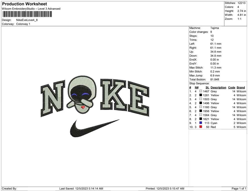 Nike eve love