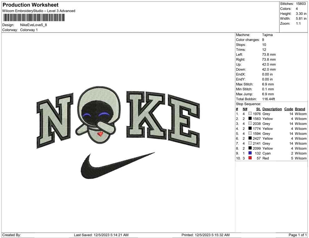 Nike eve love