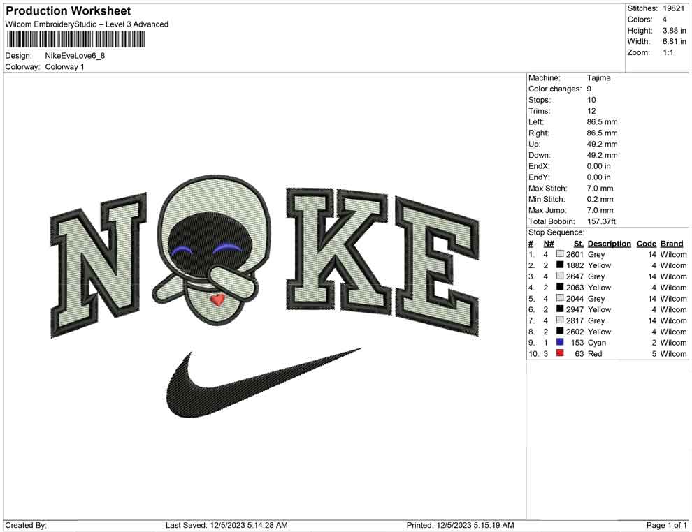 Nike eve love