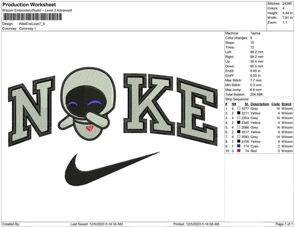Nike eve love