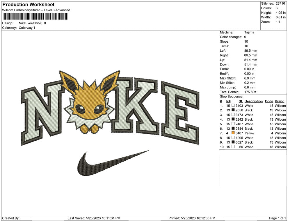 Nike Evee Chibi