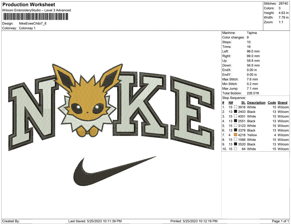 Nike Evee Chibi