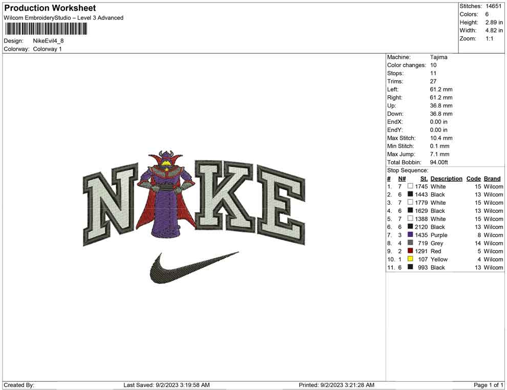 Nike Evil