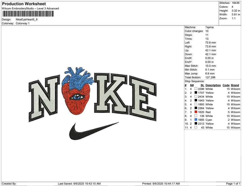 Nike Eye Heart