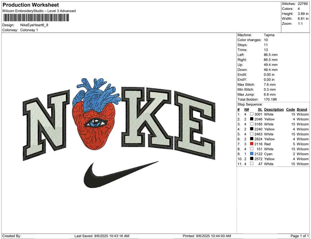 Nike Eye Heart