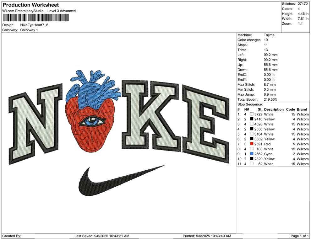 Nike Eye Heart