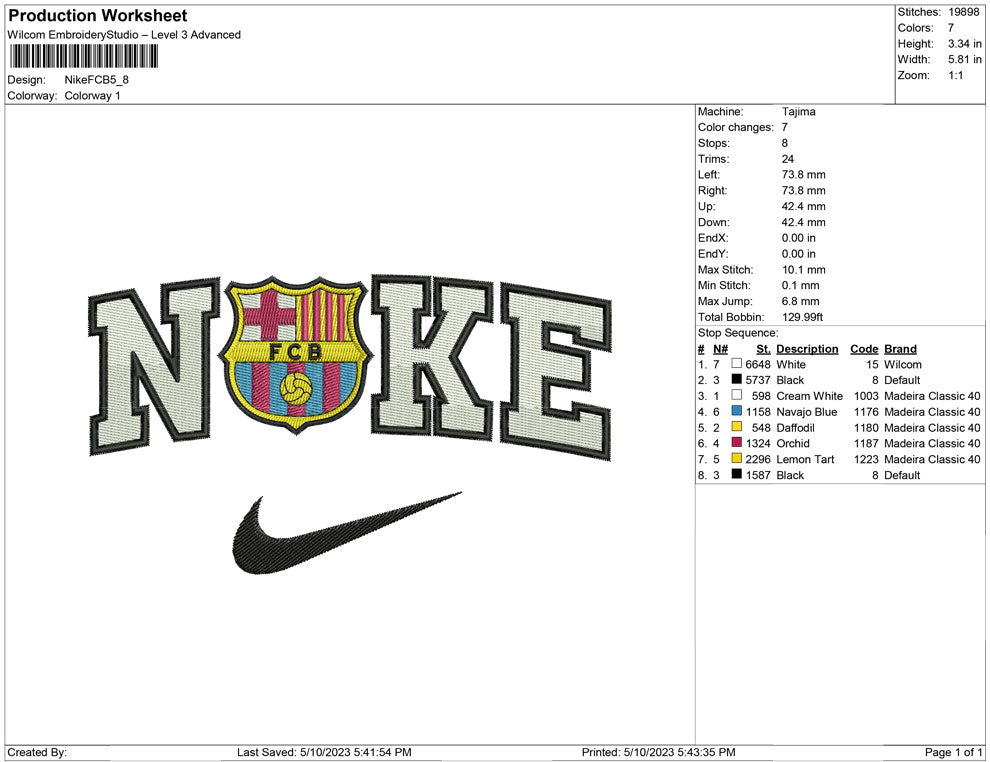Nike FCB