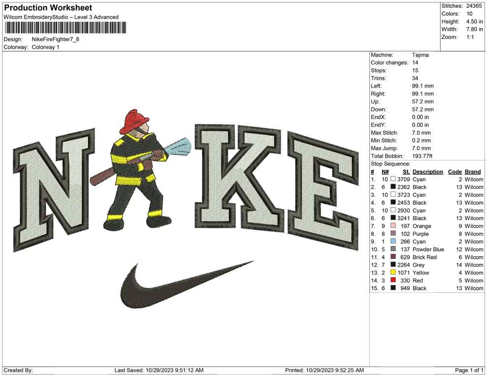 Nike Fire fighter