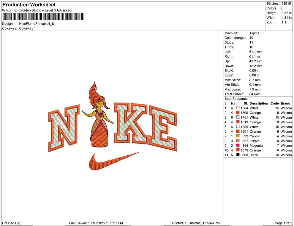 Nike Flame Princess