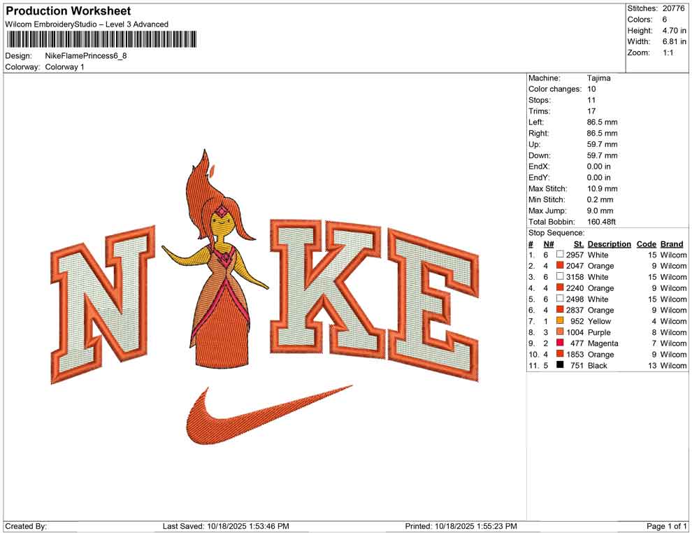 Nike Flame Princess