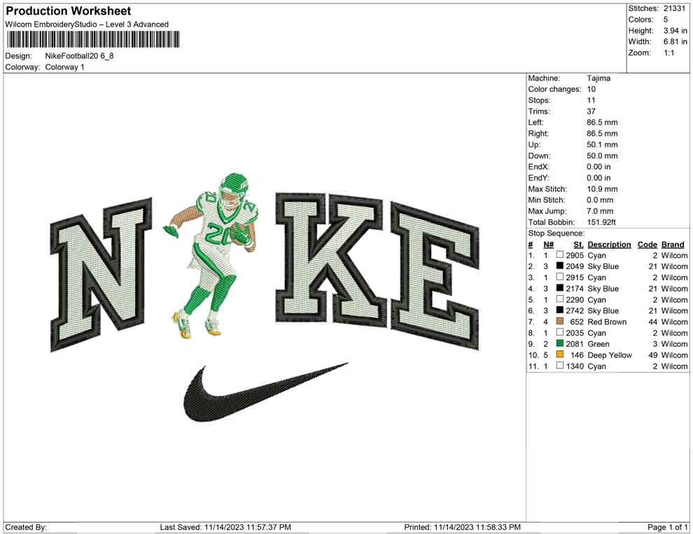 Nike football 20
