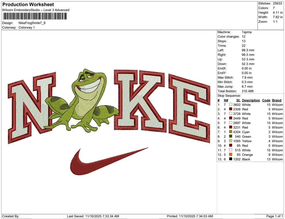 Nike Frog Smile