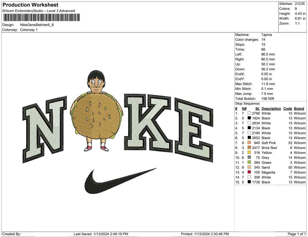 Nike Gene Belcher