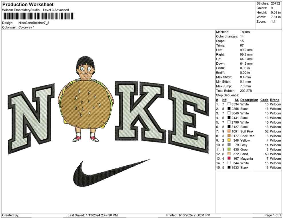 Nike Gene Belcher