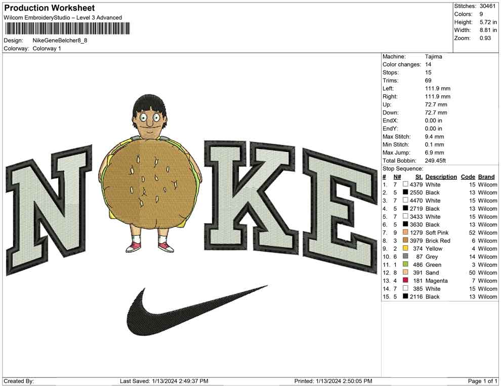 Nike Gene Belcher