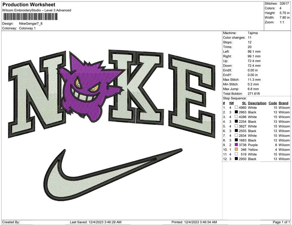 Nike Gengar