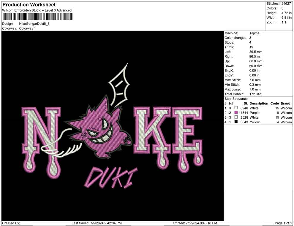 Nike Gengar Duki