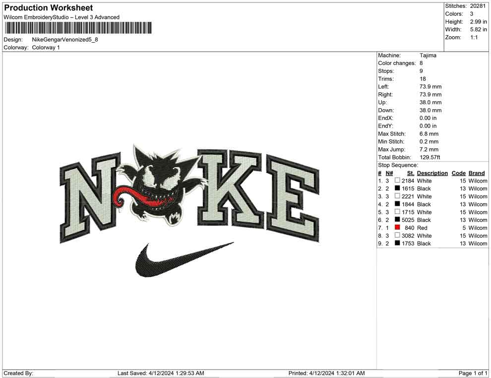 Nike Gengar Venonized