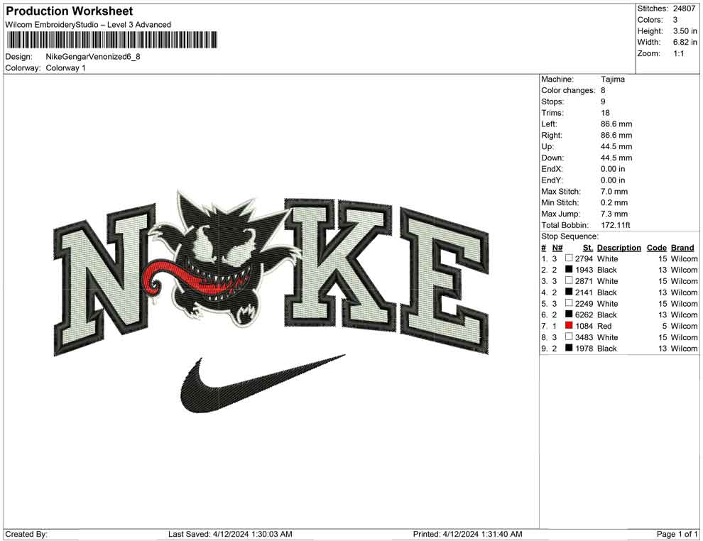 Nike Gengar Venonized