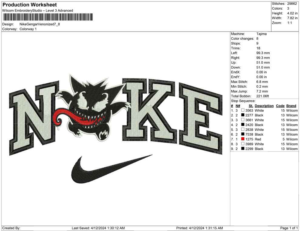 Nike Gengar Venonized