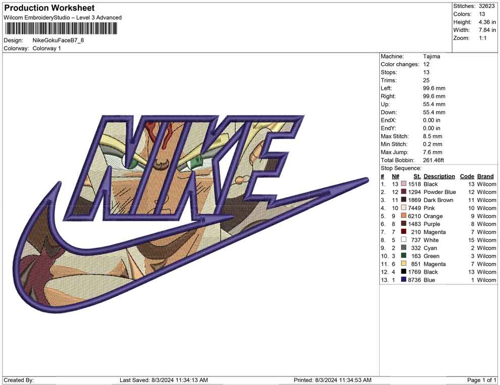 Nike Goku Face B