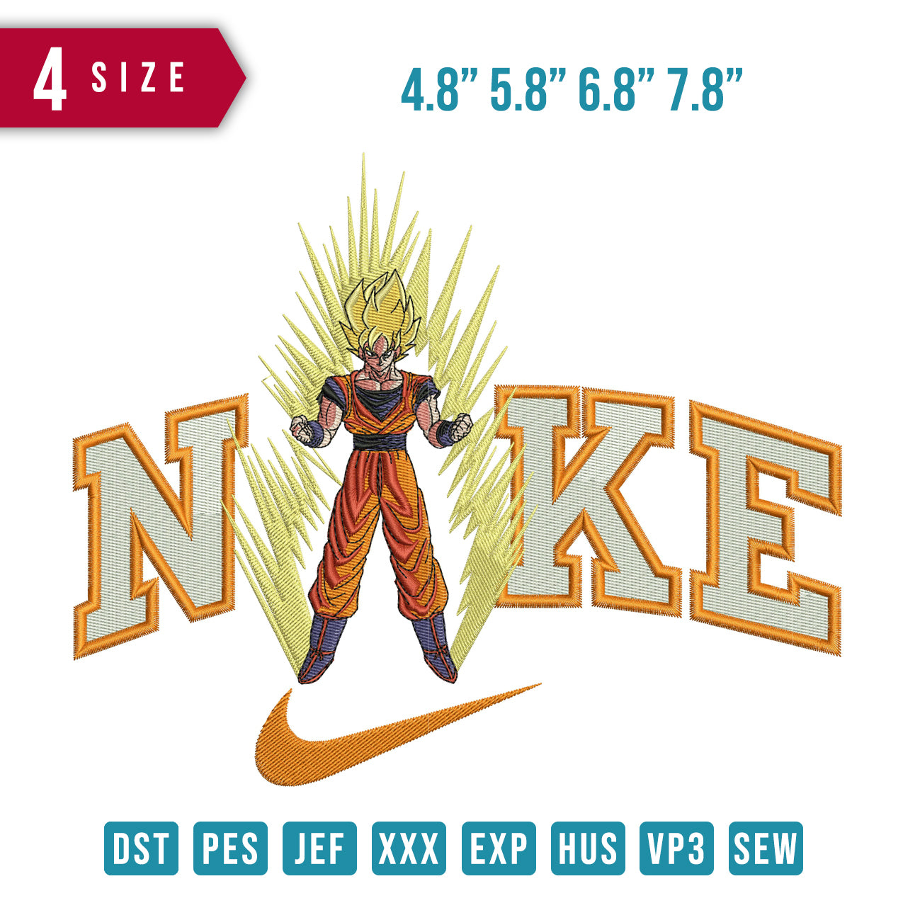 Nike Goku Flames