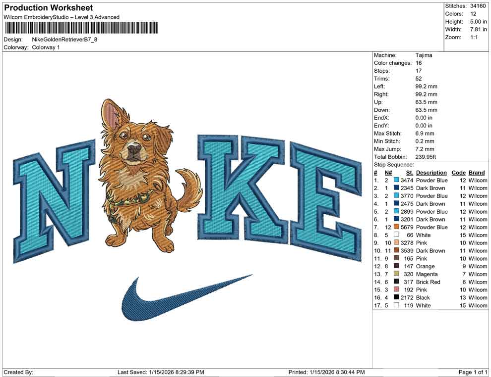Nike Golden Retriever B
