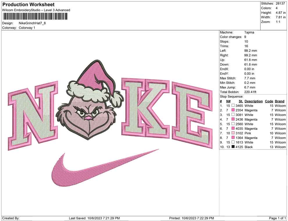Nike grinch hat