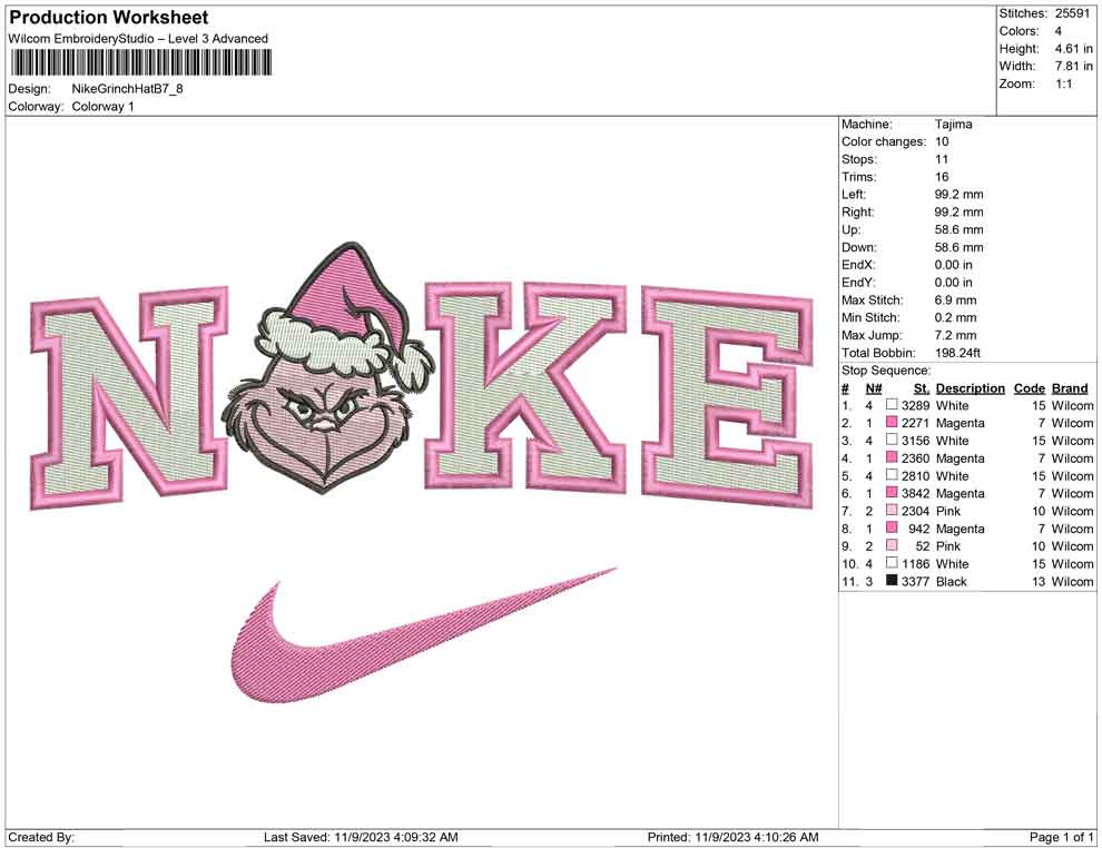 Nike grinch hat B