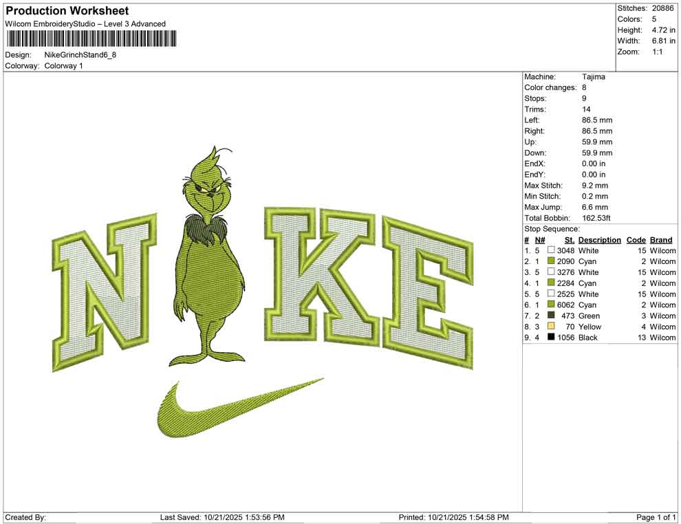 Nike Grinch Stand