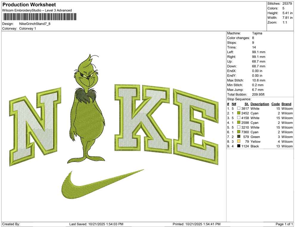 Nike Grinch Stand