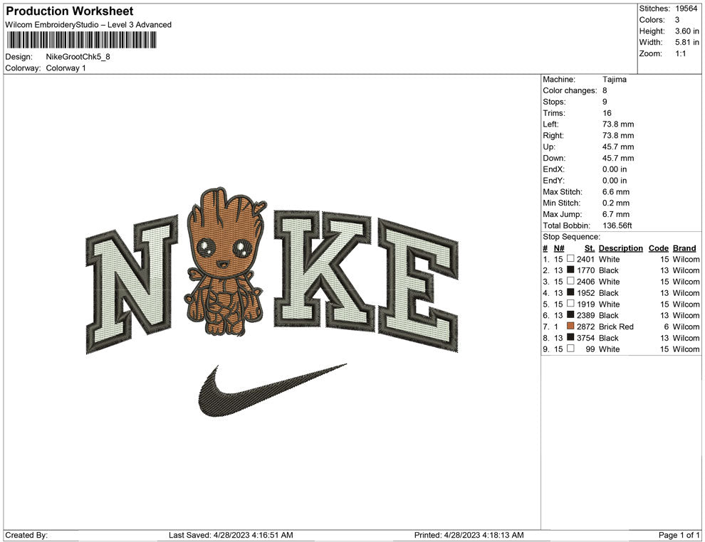 Nike Groot Chk
