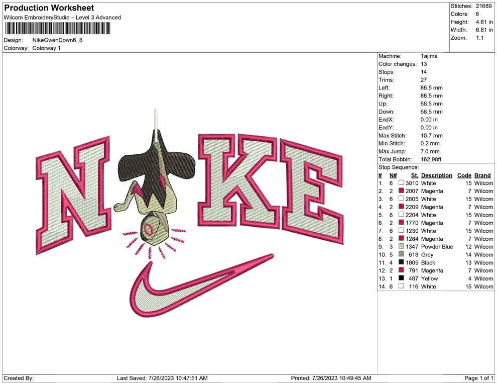 Nike Gwen Down